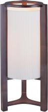 Lite Source Inc. LS-20157 - Accent Table Lamp, Dark Cherry Wood/paper Shade, E27 Cfl 11w