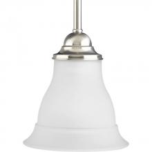 Progress P5096-09 - One Light Nickel Down Pendant