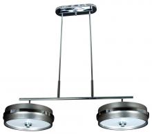 Craftmade 9540BNCH6 - Six Light Chrome Drum Shade Island Light