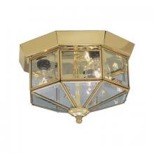 Designers Fountain 1234-CL-PB - 11" Flushmount
