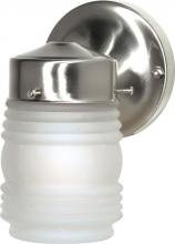 Satco Products Inc. 76-701 - One Light Nickel Outdoor Wall Light