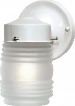 Satco Products Inc. 76-702 - One Light White Outdoor Wall Light