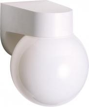 Satco Products Inc. 77-729 - One Light White Outdoor Wall Light