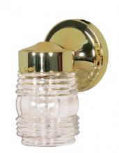 Satco Products Inc. 77-996 - One Light Brass Outdoor Wall Light