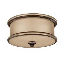 Capital 2025CZ - Three Light Bronze Drum Shade Flush Mount