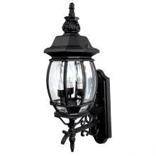 Capital 9863BK - Three Light Black Wall Lantern