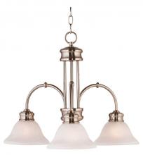 Lighting One US V7-L10158BS - Three Light Nickel Island Light