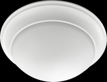 Quorum 3507-17-8 - 17" Satin Opal Fl Mnt -sw