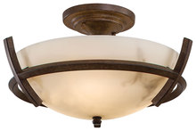  687-14 - 3 LIGHT SEMI FLUSH MOUNT