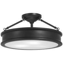 Minka-Lavery 4177-66A - Harbour Point - 3 Light Semi Flush