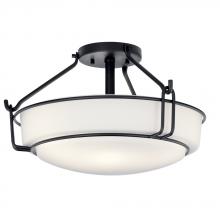  44085BK - Semi Flush 3Lt