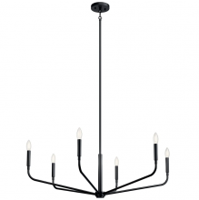  52719BK - Chandelier 6Lt