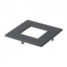  DLTSL04SBKT - 4in Square Slim Downlight Trim