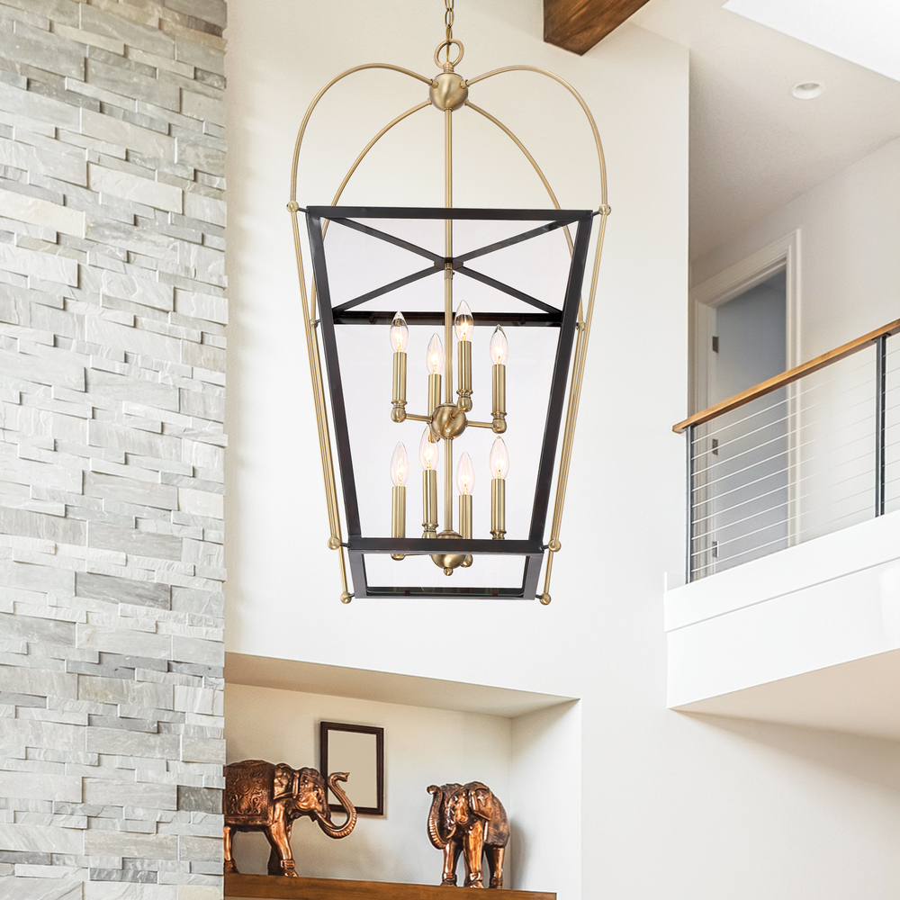 8 light foyer pendant