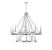  1-4406-15-109 - Seville 15-Light Chandelier in  Polished Nickel