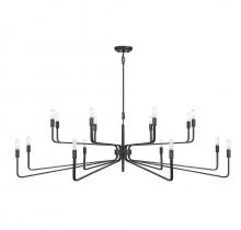  1-6402-16-190 - Salem 16-Light Chandelier in Forged Iron