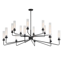 Savoy House 1-8862-16-89 - Baker 16-Light Chandelier in Matte Black