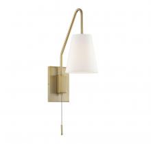  9-0900CP-1-322 - Owen 1-Light Adjustable Wall Sconce in Warm Brass