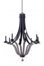  502571SZ - Lansing 8 Light Chandelier