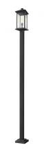 Z-Lite 531PHBXLS-536P-BK - 1 Light Outdoor Post Mounted Fixture
