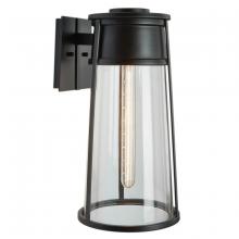 Norwell 1246-MB-CL - Cone Outdoor Wall Light