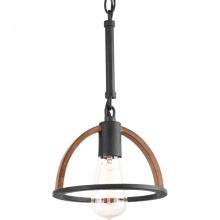  P5315-71 - Trestle Collection One-Light Gilded Iron Farmhouse Mini-Pendant Light