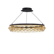  PD-45427-BK/GO - Lacey Pendant Light