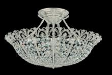  9845-48R - Rivendell 17 Light 120V Semi-Flush Mount in Antique Silver with Clear Radiance Crystal