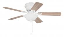  WC42WW5C1 - 42" Wyman in White w/ White/Washed Oak Blades (Bowl Kit)