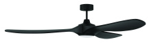 Craftmade EVY72FB3-NWF - 72"  Ceiling Fan w/DC Motor, w/Blades & LED Light Kit, Damp Rated, Non WiFi