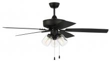 Craftmade OP104FB5 - 52" Outdoor Pro Plus Ceiling Fan w/Blades & 3 Lights Clear Glass LED