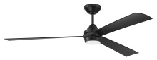 Craftmade STL60FB3-NWF - 60" Outdoor Ceiling Fan w/DC Motor, Blades, LED Light Kit, Wet Rated, Non WiFi