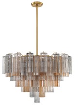  ADD-316-AG-AU - Addis 16 Light Aged Brass Chandelier