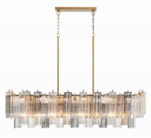  ADD-317-AG-AU - Addis 14 Light Aged Brass Chandelier