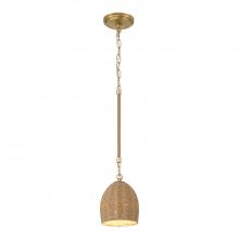  JAC-10502-SG - Jace 1 Light Soft Gold Mini Pendant