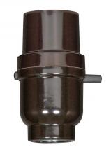  80/1110 - Push Thru Socket; Phenolic; Smooth; 1/8 IP Cap With Metal Bushing; Less Set Screw; 2-7/8"