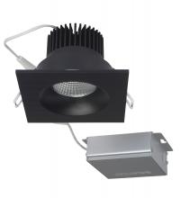  S11634 - 12 watt LED Direct Wire Downlight; 3.5 inch; 3000K; 120 volt; Dimmable; Square; Remote Driver; Black