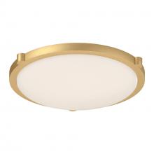  501122BG-LED - Floyd 17-in Brushed Gold LED Flush Mount