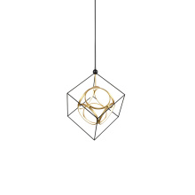 Kuzco Lighting Inc CH19226-BK/AN-UNV - Monza 26-in Black Dimmable LED Chandelier