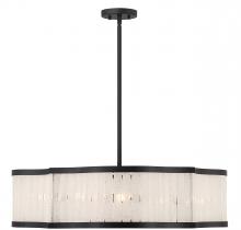  V6-L7-2901-8-89 - Parkside 8-Light Pendant in Matte Black