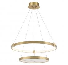  L7-7120-50-322 - Mayer LED Chandelier in Warm Brass