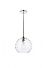  LD2282C - Cashel 10 Inch Light Chrome Pendant