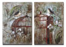 BIRDS IN A CAGE
