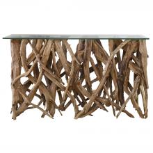  25593 - Teak Wood Console