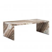  3000-0232 - Ryan Brown Marble Cocktail Table