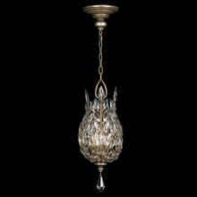  804640ST - Crystal Laurel 11"W Round Pendant