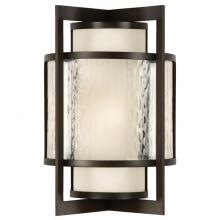  818281ST - Singapore Moderne Outdoor 24"H Outdoor Wall Sconce